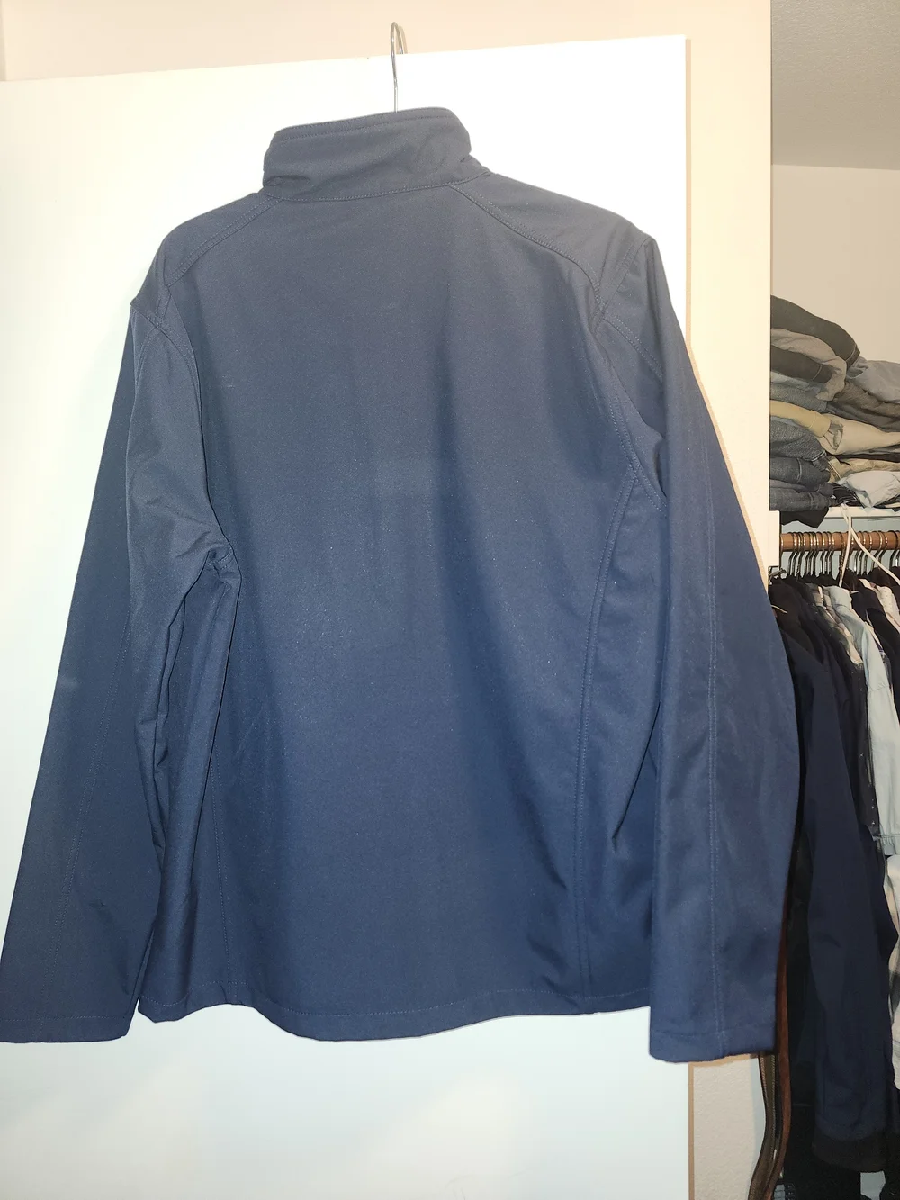 Mattress Firm Sleep Expert Navy Full-Zip Lightweight Jacket Men's Large